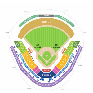 <최저가> 한국시리즈 2차전3차전 3루 K3외야 2/