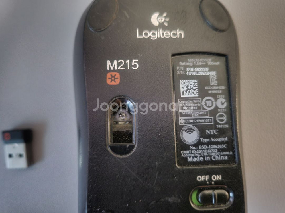 로지텍 무선키보드+마우스 MK330 (K235+M125--4