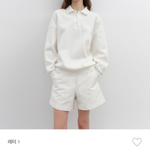 LETTER 레터 Paul polo sweatshirt