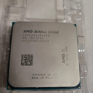 AMD 라이젠 애슬론 200ge 미사용 / 기쿨 포함