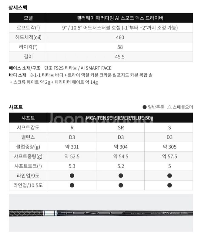 캘러웨이 패러다임 Ai SMOKE 맥스 드라이버--8