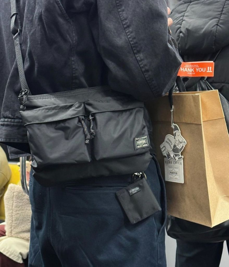 요시다포터 포스숄더백 주우재추천--3