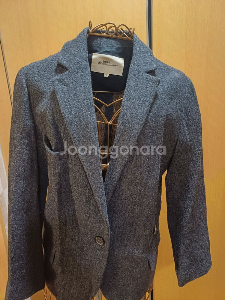 이자벨마랑 에뚜왈 버진울 코트 1 size--1