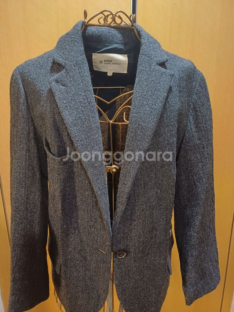 이자벨마랑 에뚜왈 버진울 코트 1 size--2