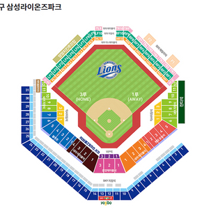 한국시리즈3차전 중앙스카이 3루스카이석 2연석 4연석