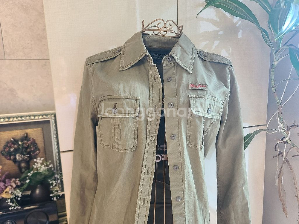 폴로 랄프로렌 밀리터리 야상자켓 XS size--1