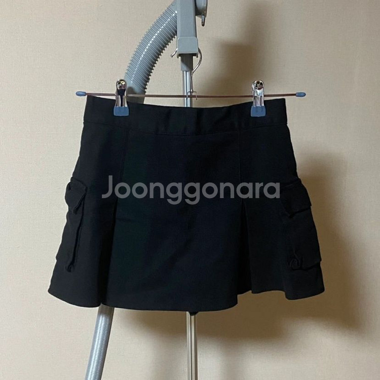 카고 미니 스커트 블랙--3
