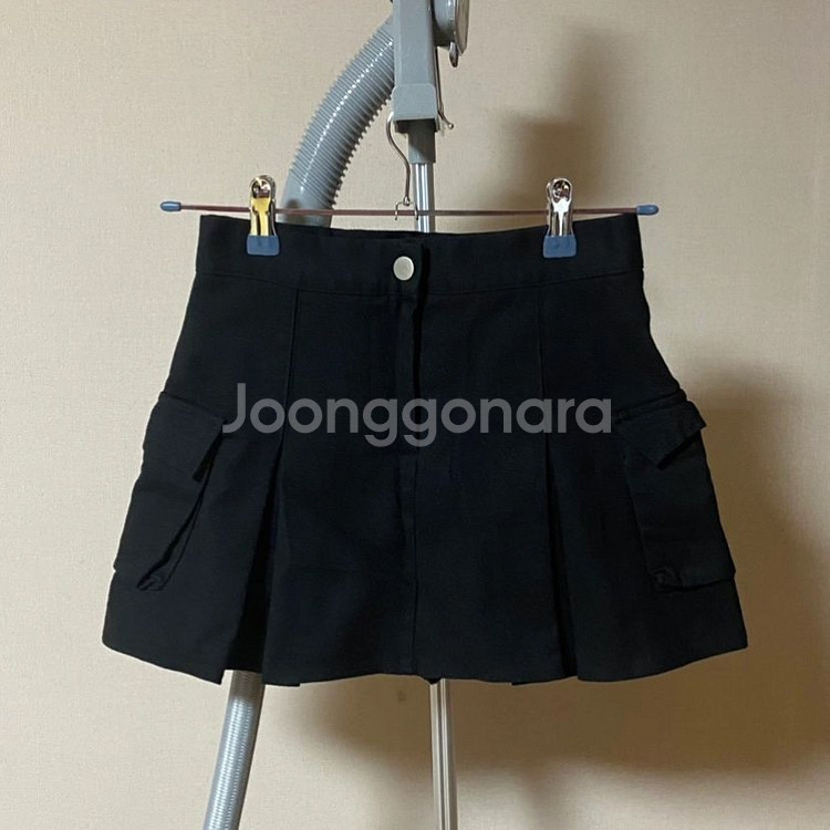 카고 미니 스커트 블랙--2