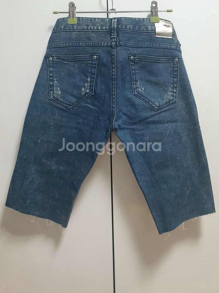 빈티지 워싱 5부 팬츠--2