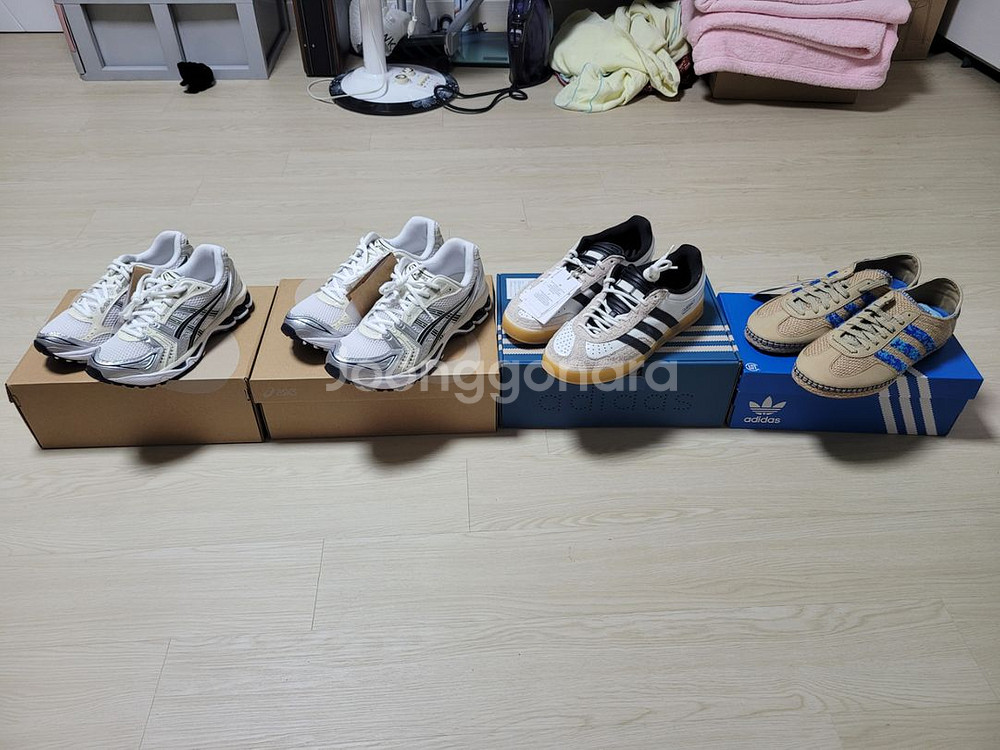 230 아식스 젤카야노 14 화이트 미드나잇 새상품--4