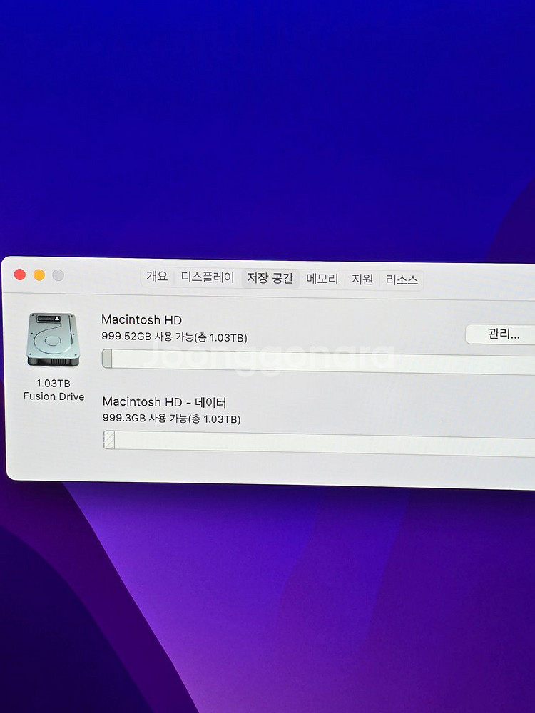 아이맥27 2017 i5 3.4 24G 1.03TB--3