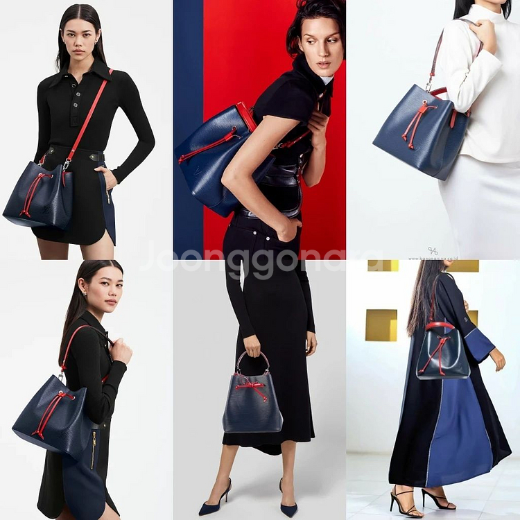 (정품풀박)루이비통 에삐네오노에 인디고 MM--9