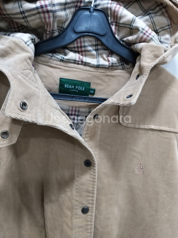 여성 빈폴 간절기 블루종 골덴 후드점퍼 (95)--1