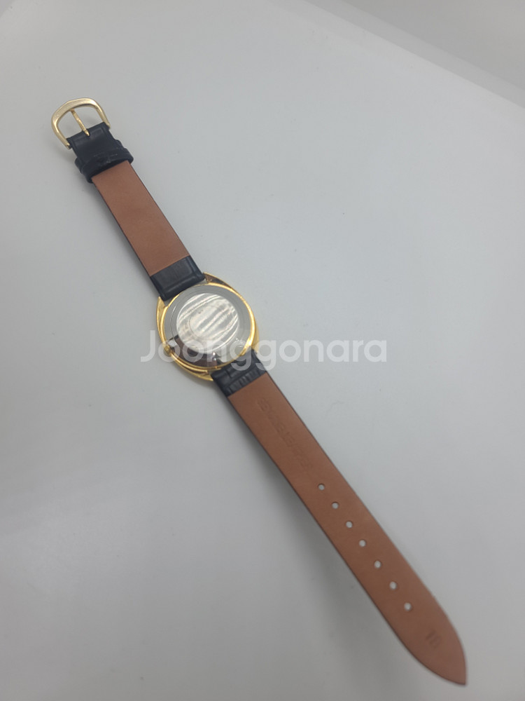 빈티지 부로바 롱샴 남성 수동 태엽식 가죽시계/SWIS--4