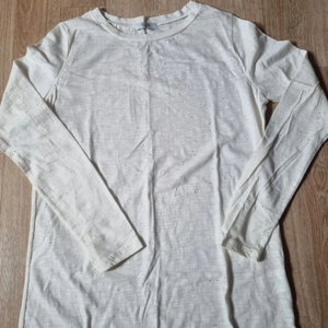 (새상품)여성 반짝이 베이지 긴팔티 프리사이즈