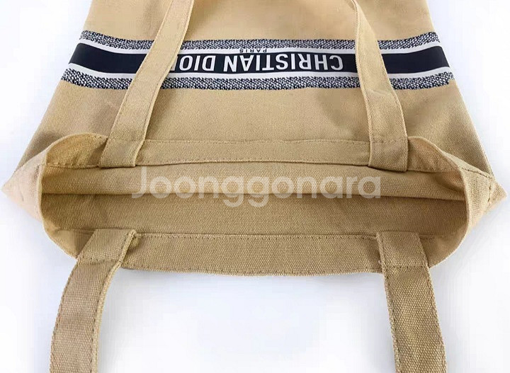 디올 고급 캔퍼스천 에코백(새상품)--5