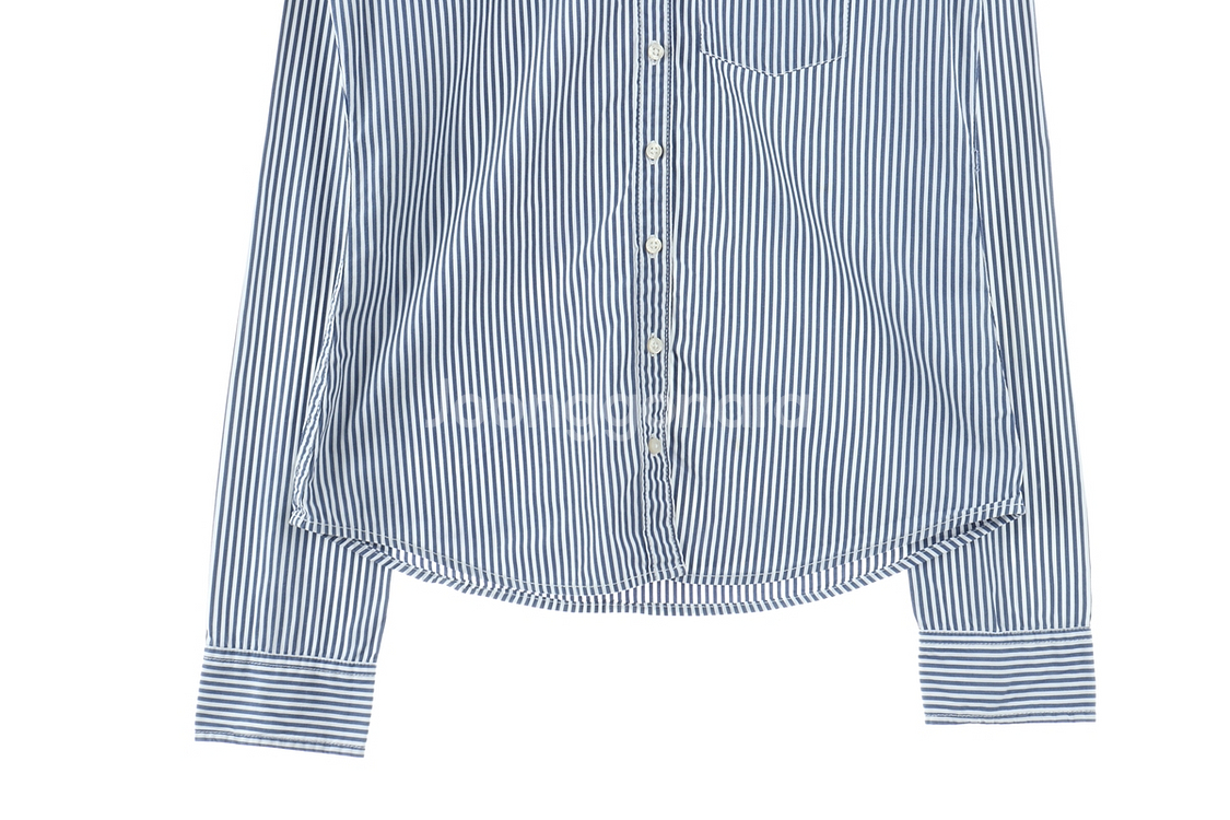 W(S) 아베크롬비 셔츠 남방 스트라이프 면 슬림핏--2