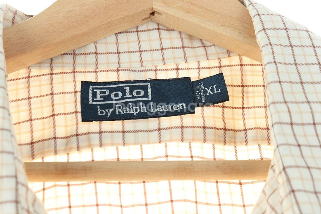 (XL) 폴로 랄프로렌 셔츠 남방 체크패턴 아메카지--3