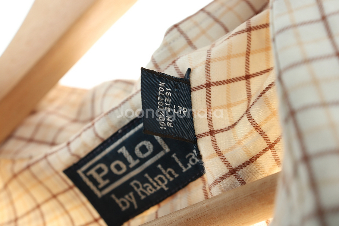 (XL) 폴로 랄프로렌 셔츠 남방 체크패턴 아메카지--4
