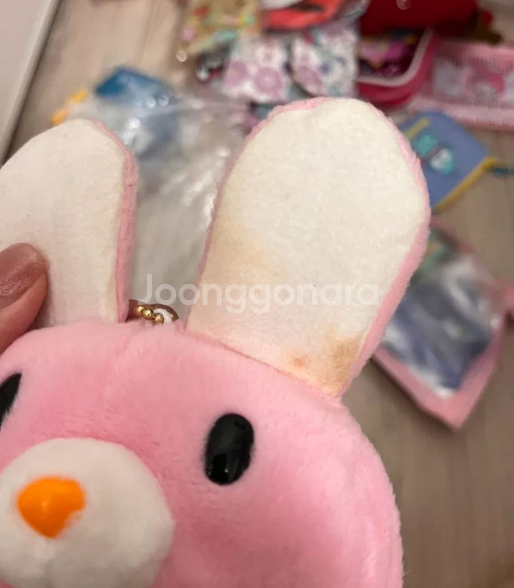 고전 키티 토끼 우사기 파우치 동전주머니--1