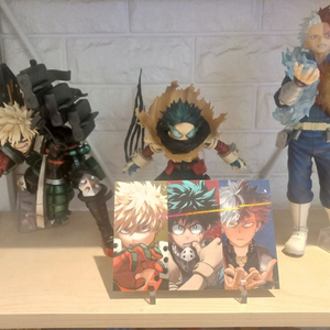 나의 히어로아카데미아제일복권 데쿠,바쿠고,쇼토 피규어