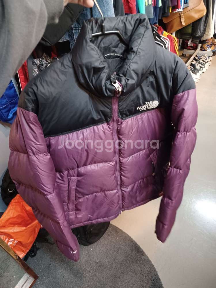 노스페이스 눕시 700 패딩 퍼플 90--4