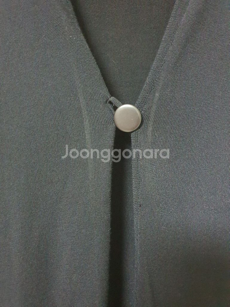한섬타임 TIME 블랙 롱베스트 사이즈 F--3