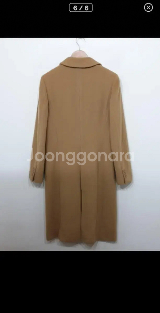 (M) 폴스미스 모직코트 베이지 싱글 롱코트 일본판--5