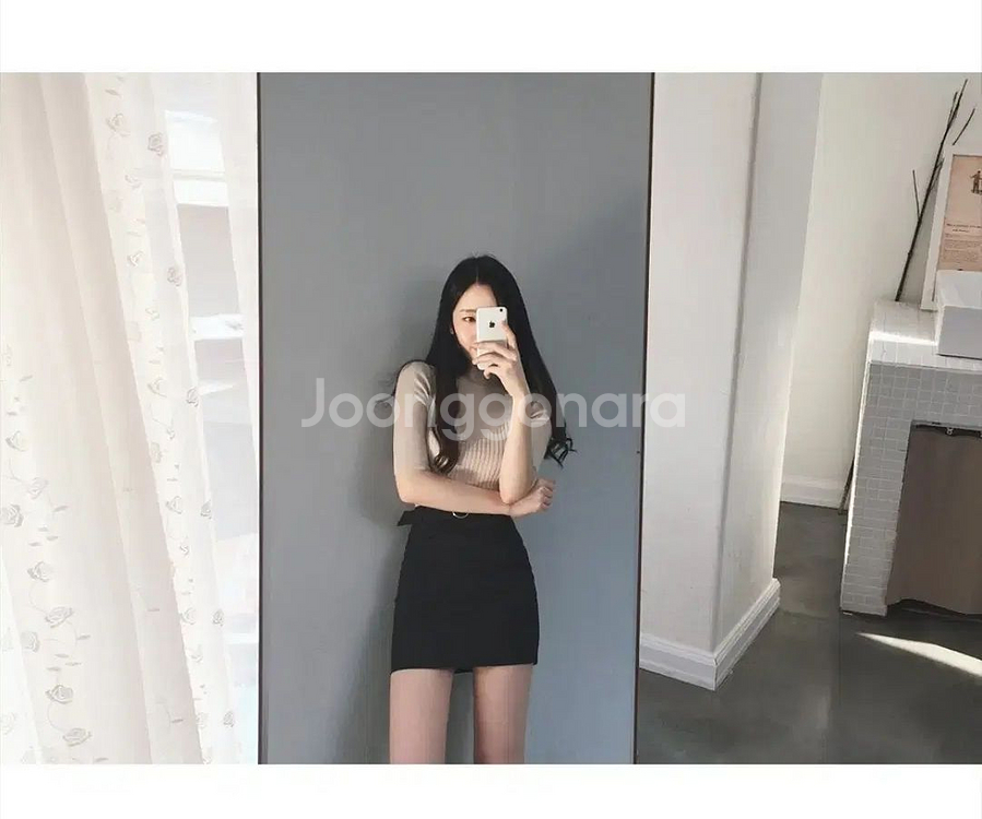 프롬데이원 벨트스커트 블랙스커트 h스커트 검정스커트--3