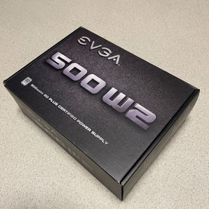 500파워 80plus EVGA 풀박스