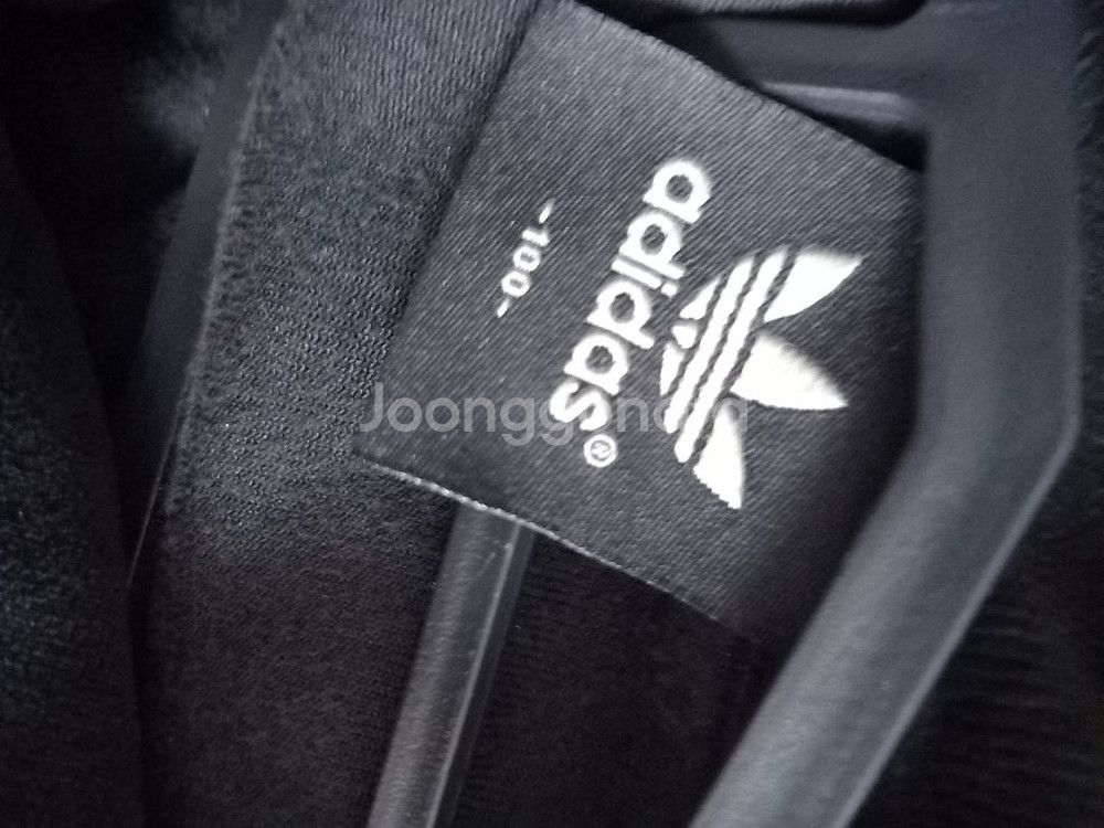 아디다스 희귀 대장급 벨벳 블랙 금장 트랙탑 져지100--3