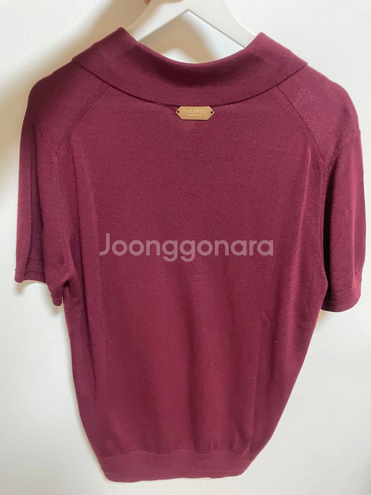 (새상품) 1size 볼란테 골드탭 카라티 버건디--1