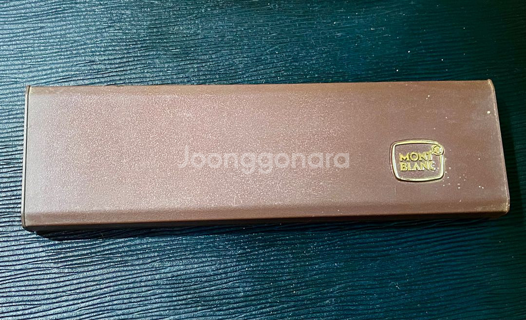 몽블랑 노블레스 14K-585 만년필+볼펜 실버 골드--7