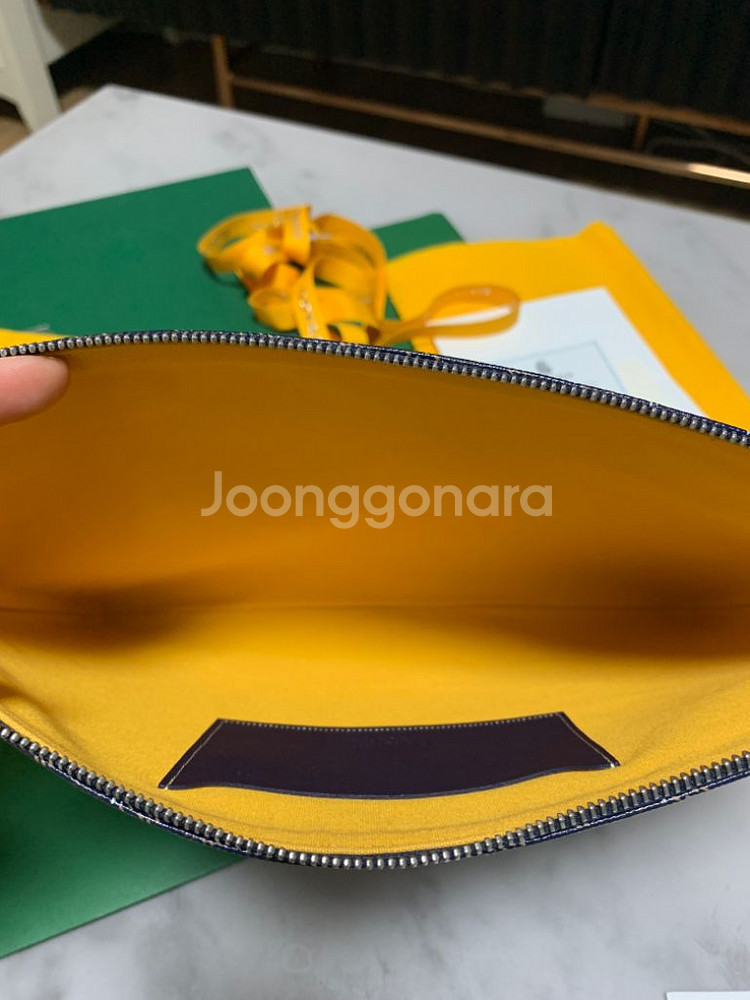 고야드 스페셜컬러 네이비 클러치mm--6