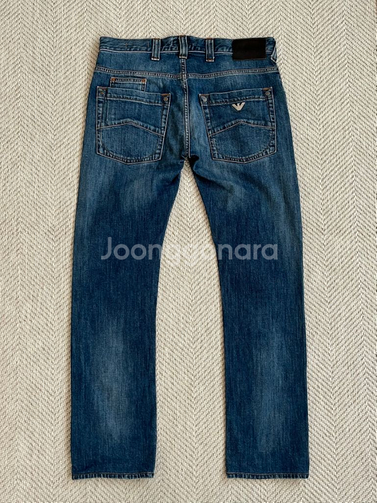 29) 아르마니 진 로우라이즈 데님--1