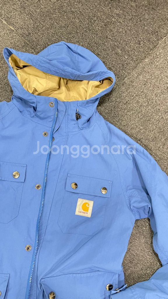 찐파랑 칼하트 바람막이 점퍼 자켓 야상 아웃도어 등산--4