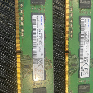 삼성 램 8gb 2rx8 pc3-12800 2개 일괄