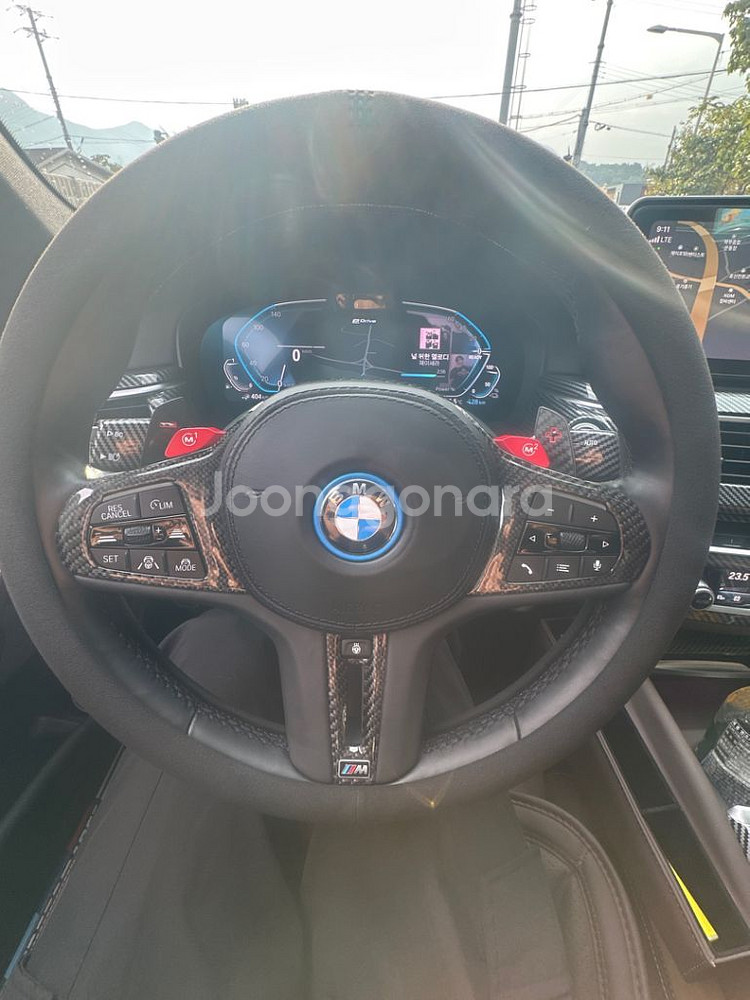 BMW G30 사용했던 카본 핸들전면커버 팝니다--3