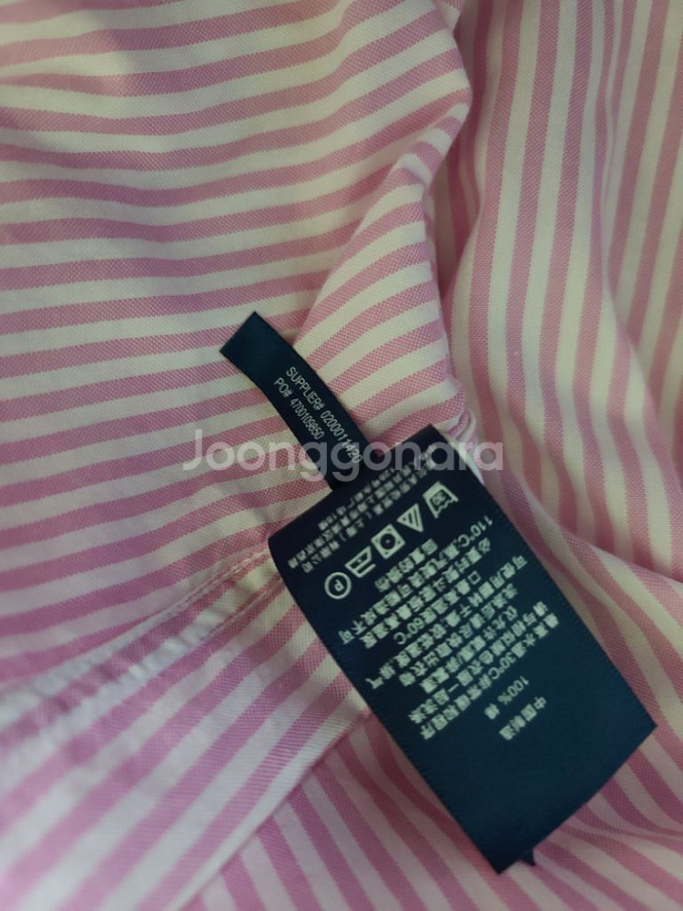 폴로 옥스포드 스트라이프 셔츠--6