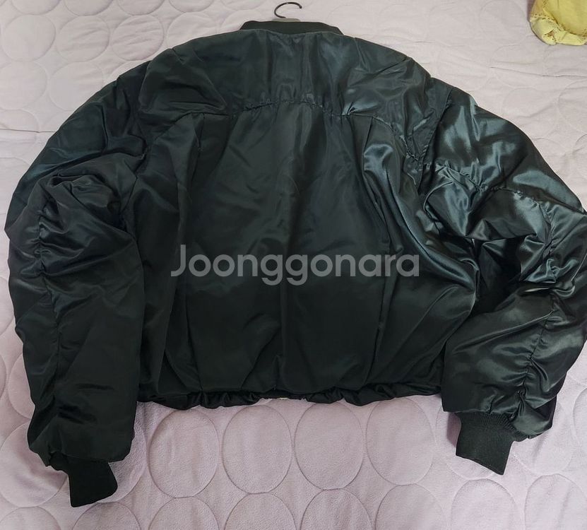 일꼬르소 셔링 패딩 MA-1 블랙 00S(95)--2