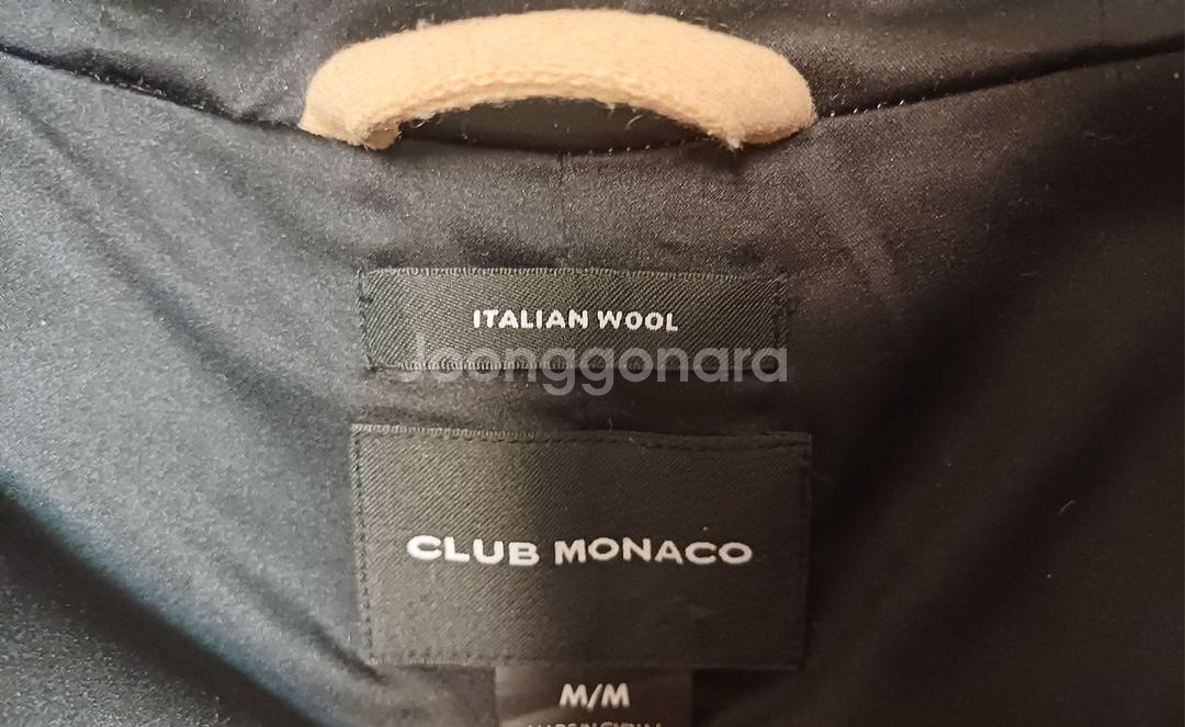 클럽모나코 모직 코트 M size--4