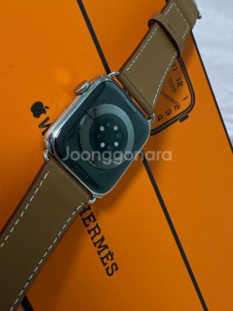 애플워치 8 실버 에르메스 45mm/셀룰러--4
