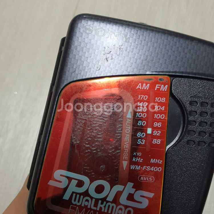 소니 워크맨 WM-FS400 카세트 라디오 부품용--1