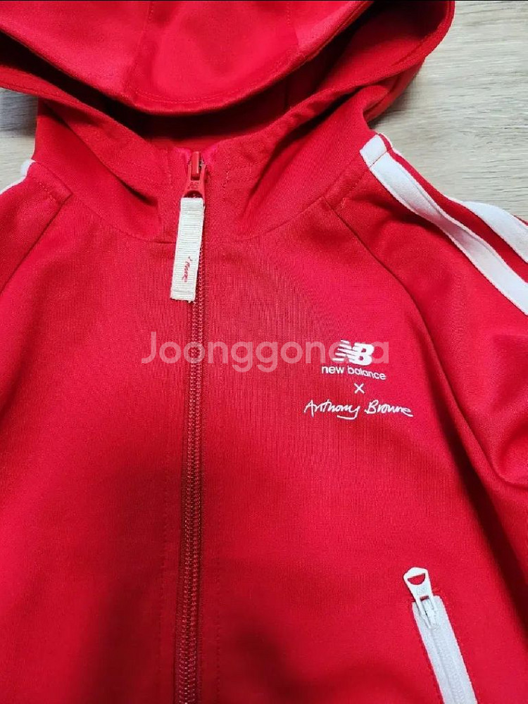 뉴발란스 키즈 후드 집업 져지(110)--2