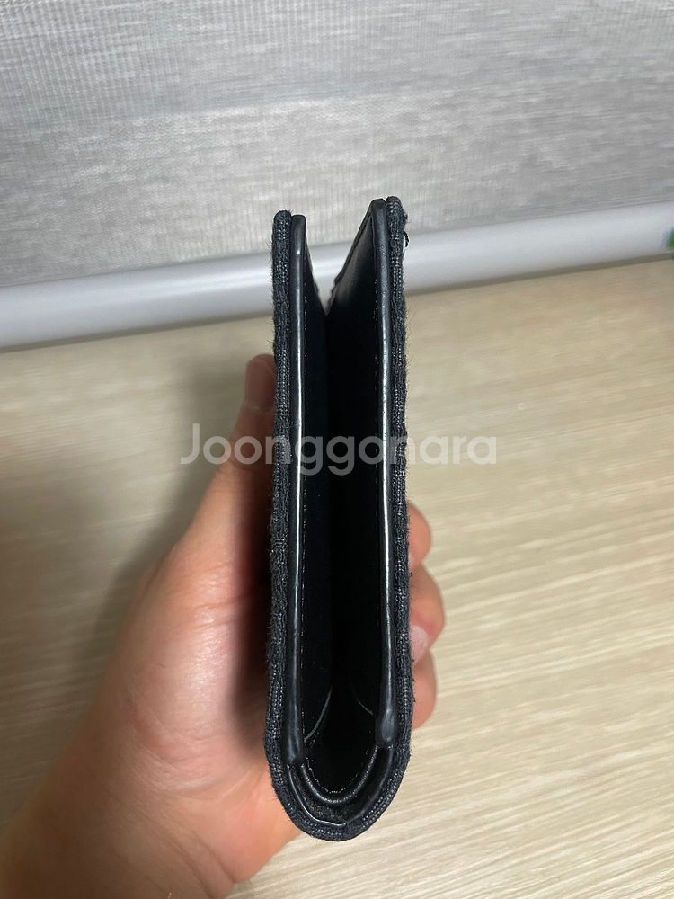 (정품) 디올 올블리크 반지갑 블랙--2