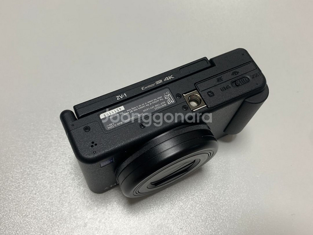 [정품 풀세트] 소니 zv-1 +슈팅그립+충전기+삼각대--3