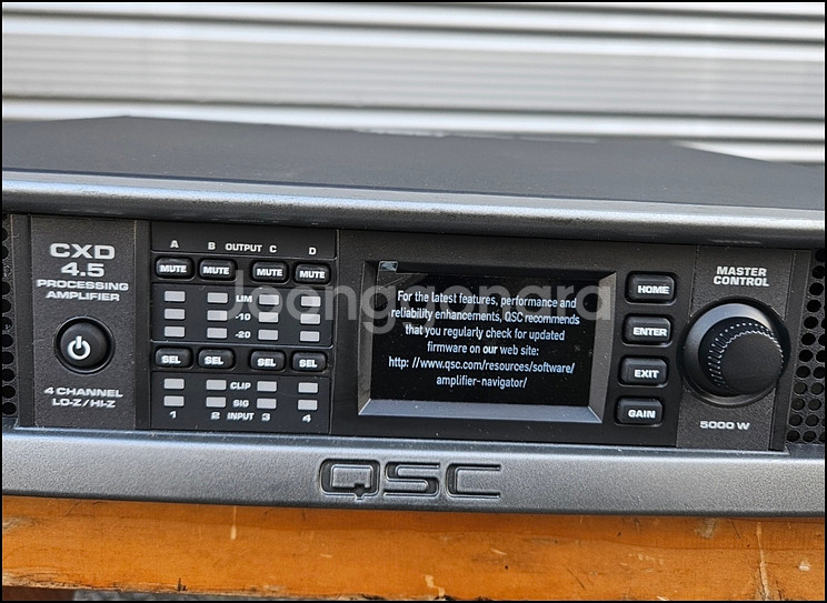 [QSC] CXD4.5 중고 4채널 파워앰프 (DSP)--1