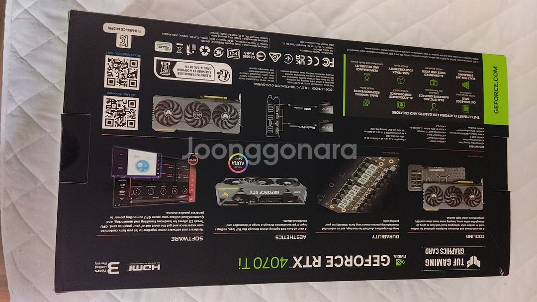 asus tuf 터프 4070ti 24년 4월구매--2