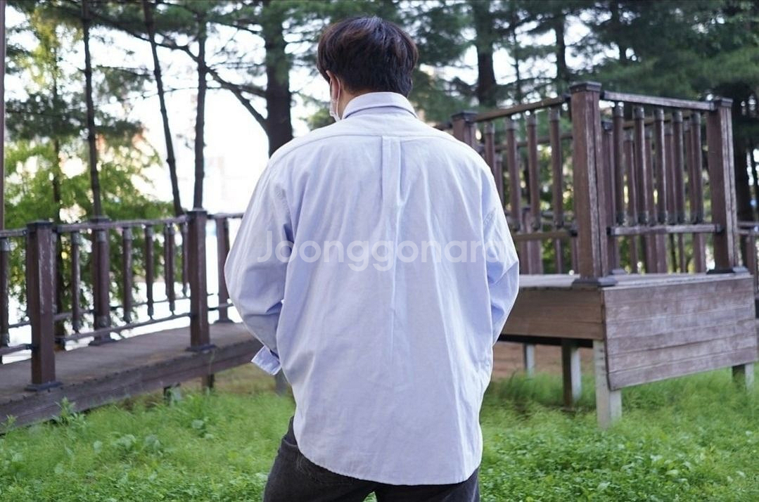 라퍼지스토어 오버핏 긴팔 셔츠--1