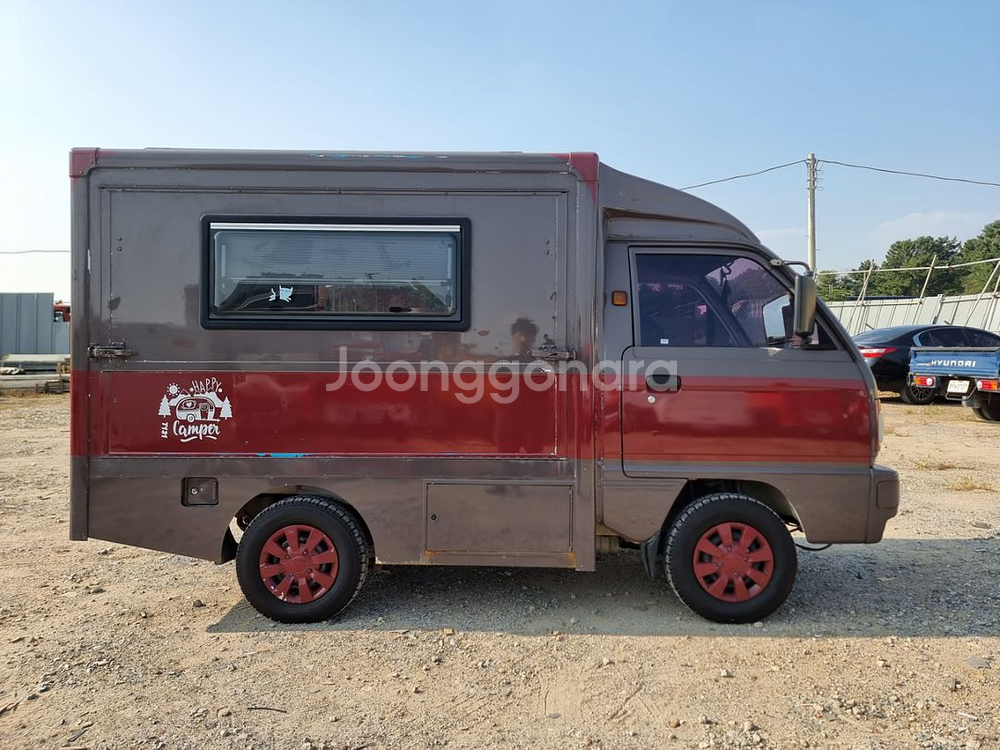 라보 캠핑카 푸드트럭 삼면개폐탑차--1